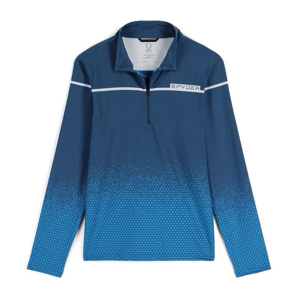 Spyder Mens Spirit Of '78 Half Zip - Faded Geo Collegiate 1 Spyder Mens Spirit Of '78 Half Zip - Faded Geo Collegiate