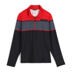 Spyder Mens Spirit Of '78 Half Zip - Volcano Black