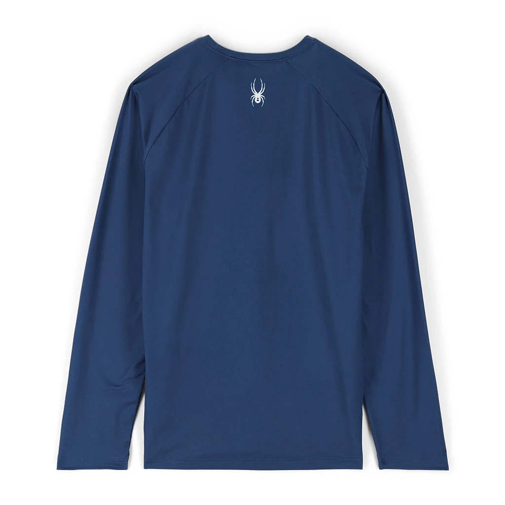 Spyder Mens Pump Long Sleeve Crew Neck - Usa Abyss 2 Spyder Mens Pump Long Sleeve Crew Neck - Usa Abyss - Image 2