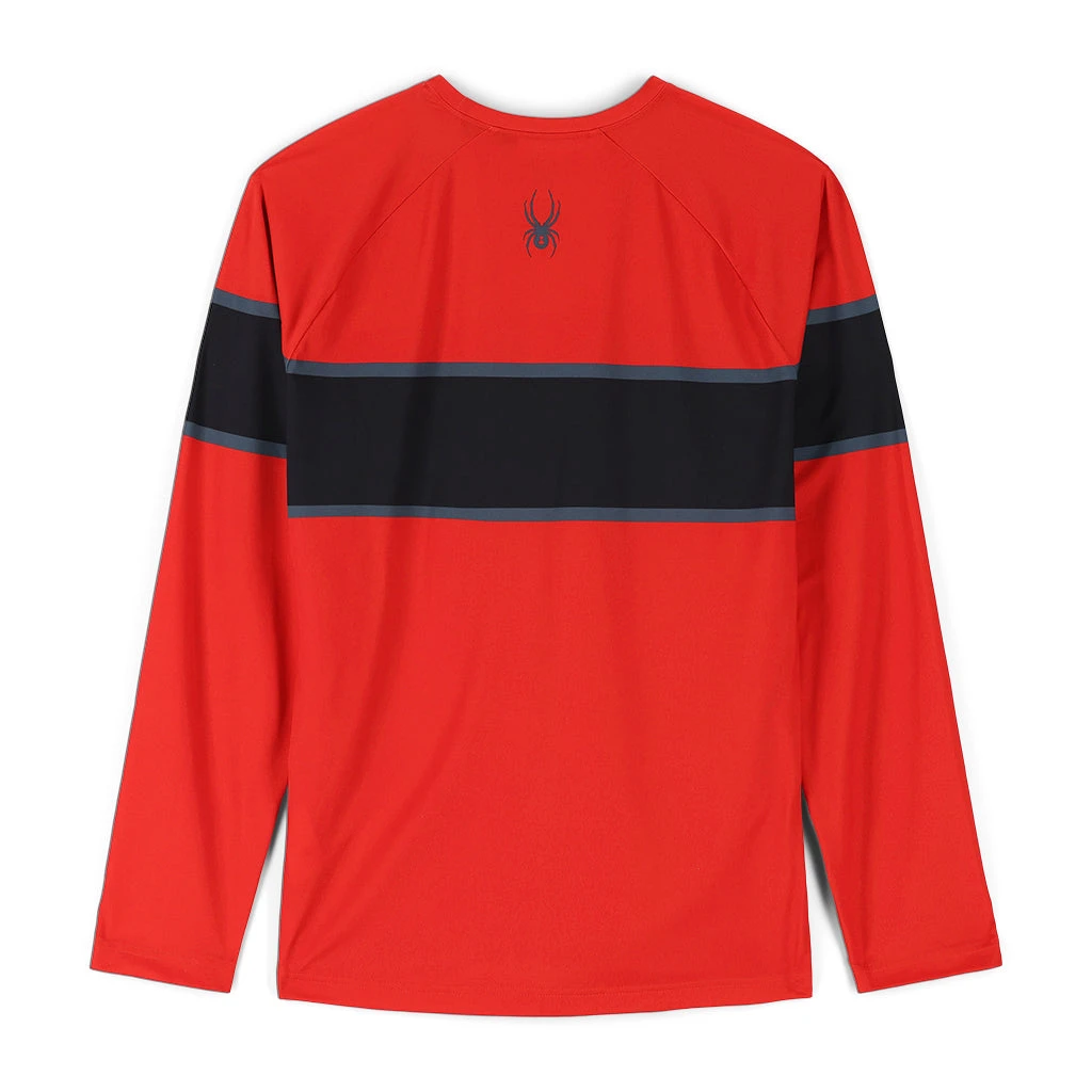 Spyder Mens Pump Long Sleeve Crew Neck - Volcano 2 Spyder Mens Pump Long Sleeve Crew Neck - Volcano - Image 2