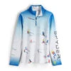 Spyder Womens Birds Eye Half Zip - Collegiate
