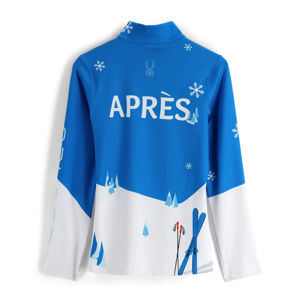 Spyder Womens Apres Ski Half Zip - Collegiate 2 Spyder Womens Apres Ski Half Zip - Collegiate - Image 2