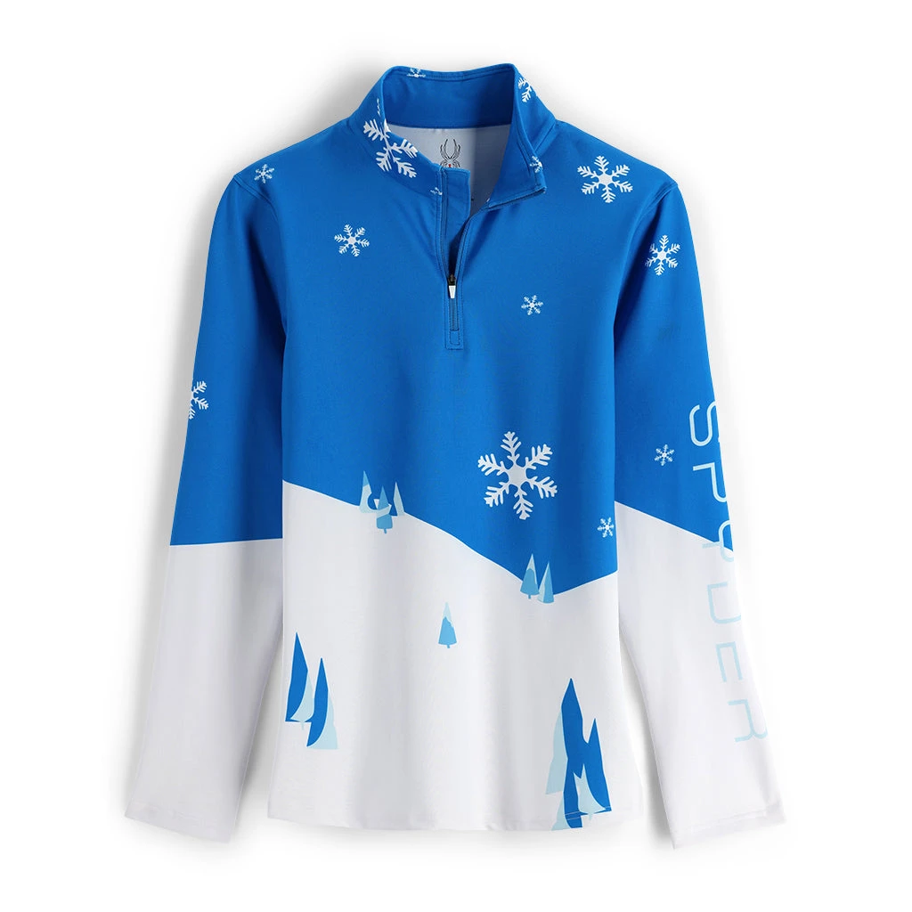 Spyder Womens Apres Ski Half Zip - Collegiate 1 Spyder Womens Apres Ski Half Zip - Collegiate