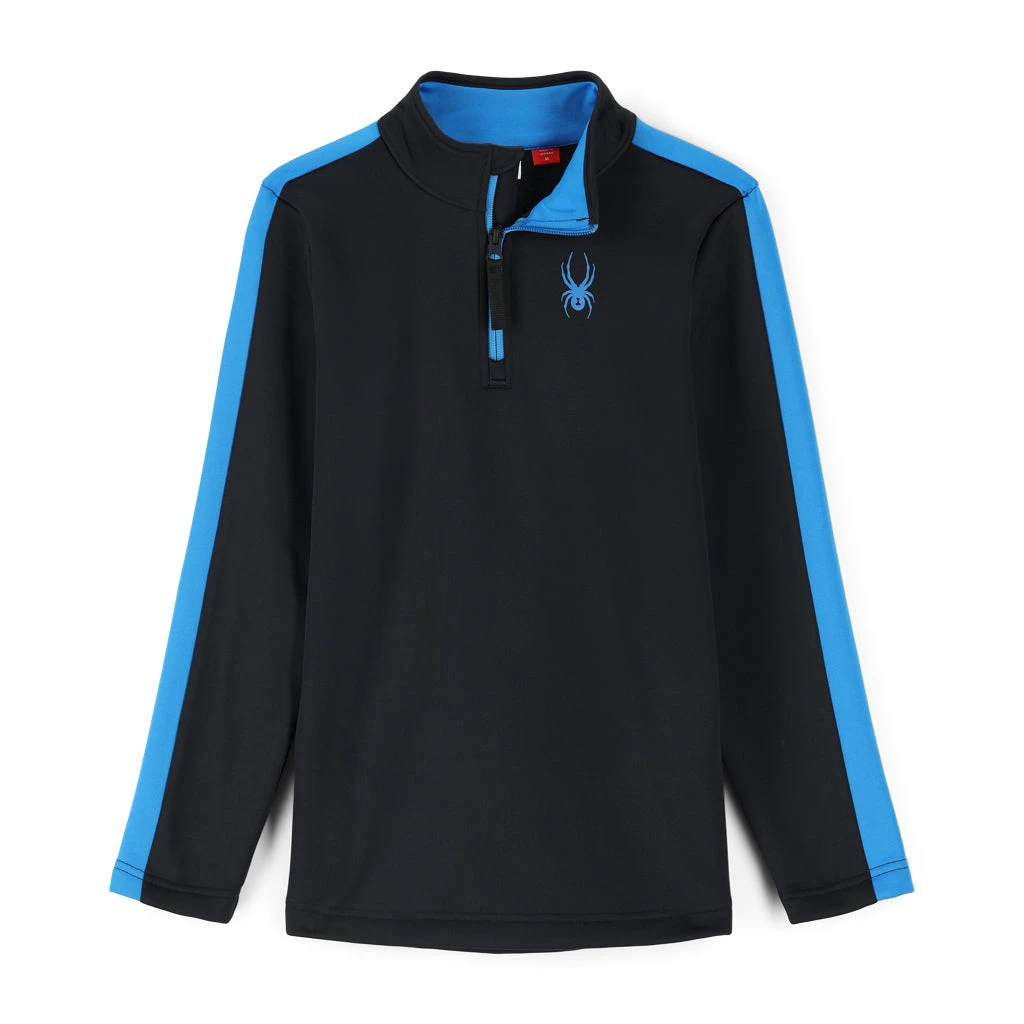Spyder Big Boys Base Half Zip - Black 1 Spyder Big Boys Base Half Zip - Black