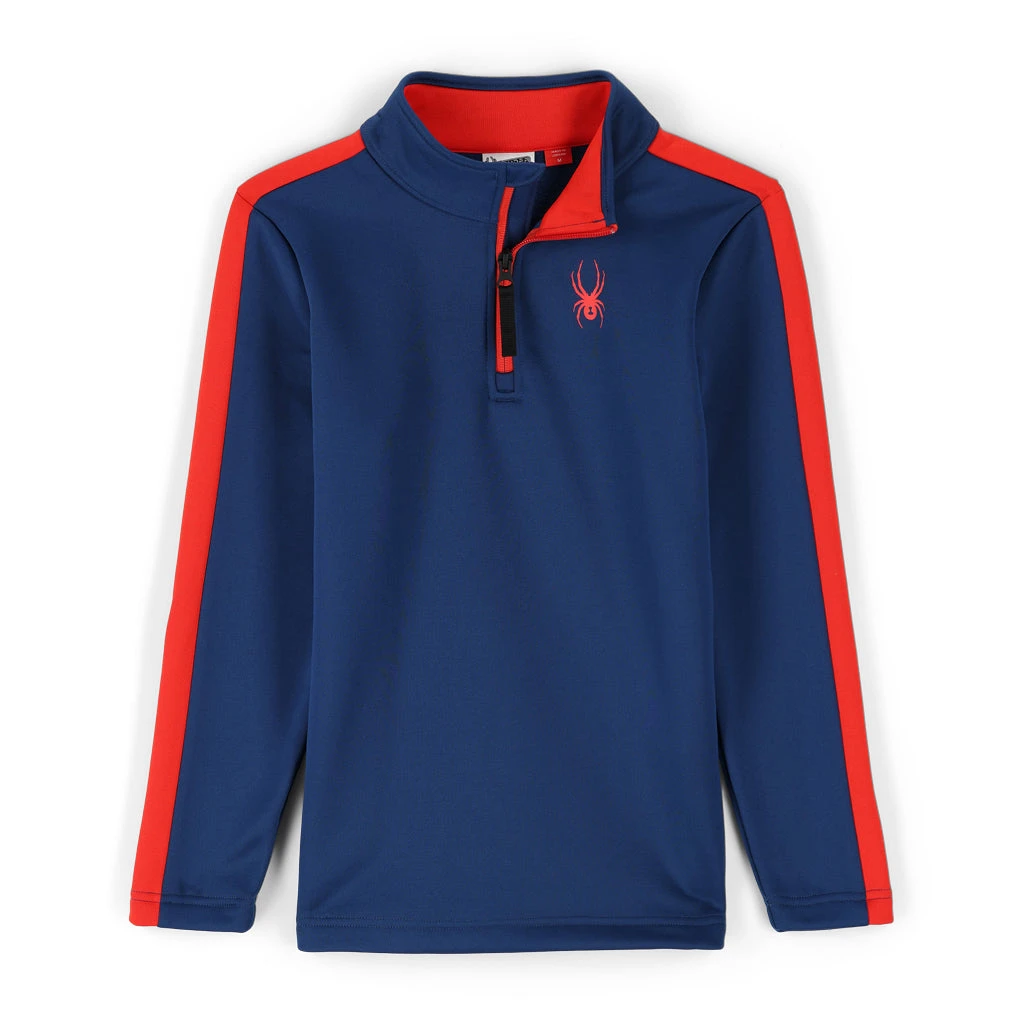 Spyder Big Boys Base Half Zip - Abyss 1 Spyder Big Boys Base Half Zip - Abyss