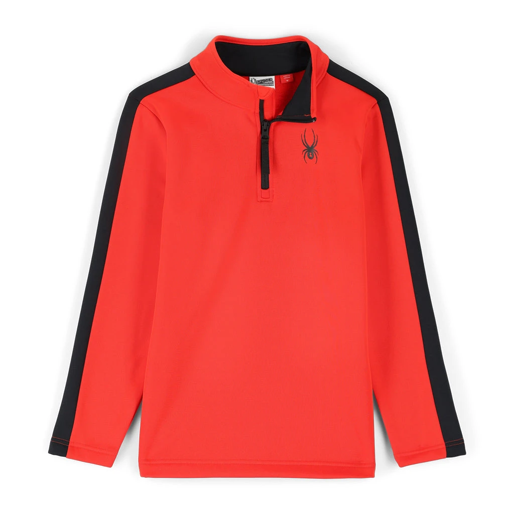 Spyder Big Boys Base Half Zip - Volcano 1 Spyder Big Boys Base Half Zip - Volcano