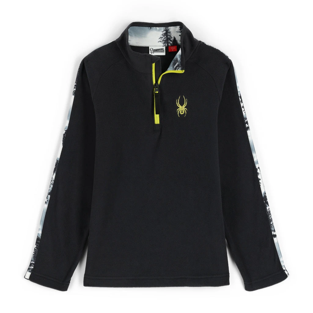 Spyder Youth Speed Half Zip - Black 1 Spyder Youth Speed Half Zip - Black