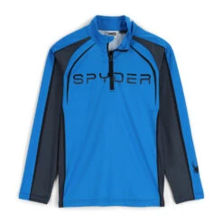 Spyder Big Boys Downhill Half Zip - Collegiate