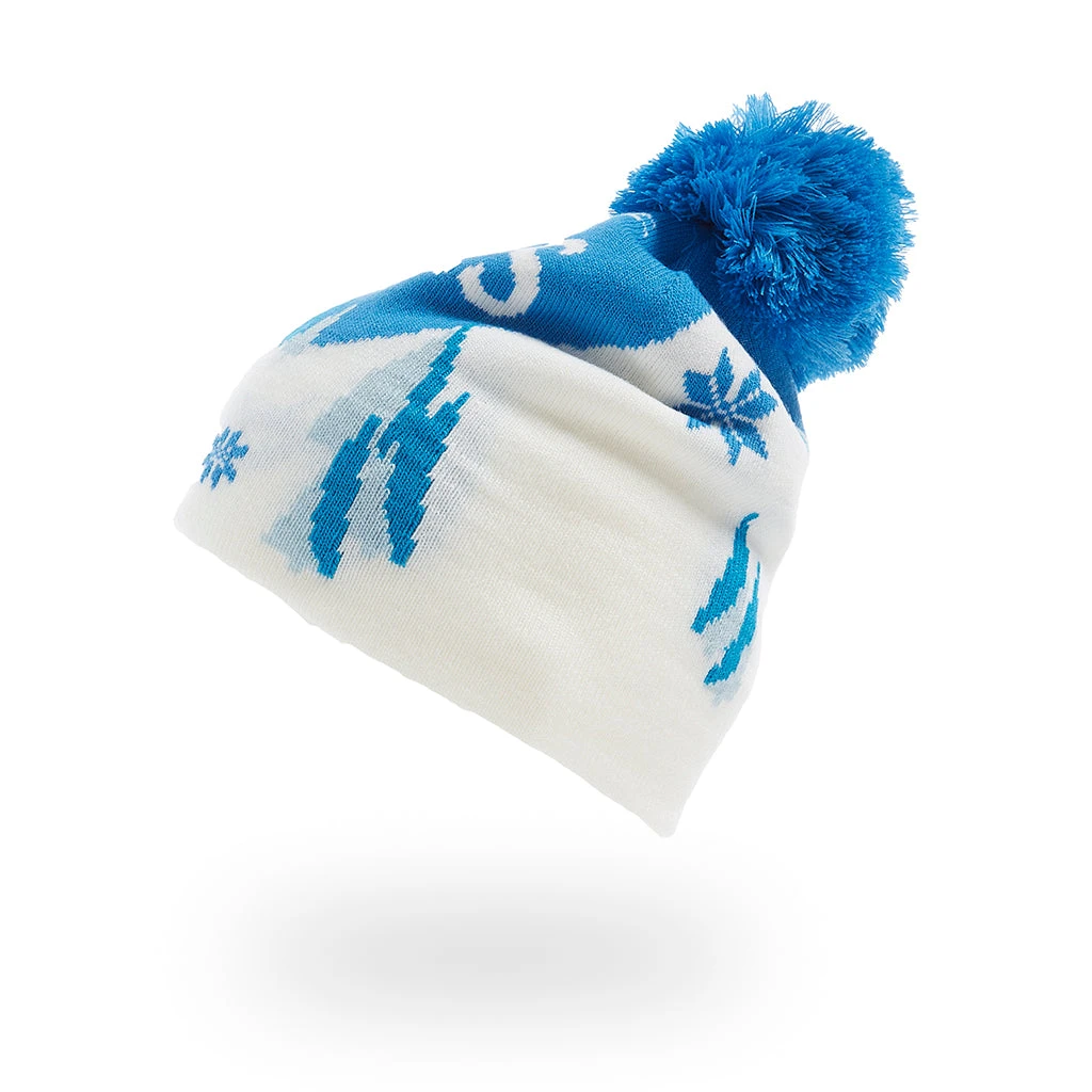 Spyder Womens Apres Ski Pom - Collegiate 2 Spyder Womens Apres Ski Pom - Collegiate - Image 2