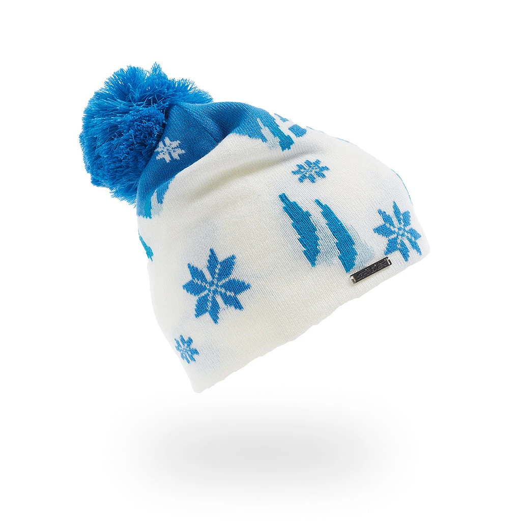 Spyder Womens Apres Ski Pom - Collegiate 1 Spyder Womens Apres Ski Pom - Collegiate