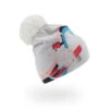 Spyder Little Girls Ski Bunny Pom - White