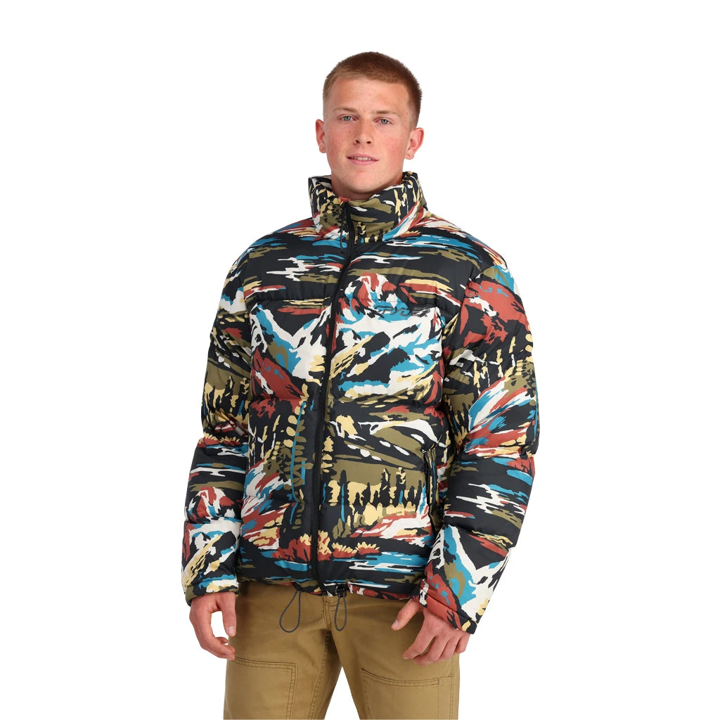 Spyder Mens Windom Jacket - Black Paint By Number 2 Spyder Mens Windom Jacket - Black Paint By Number - Image 2