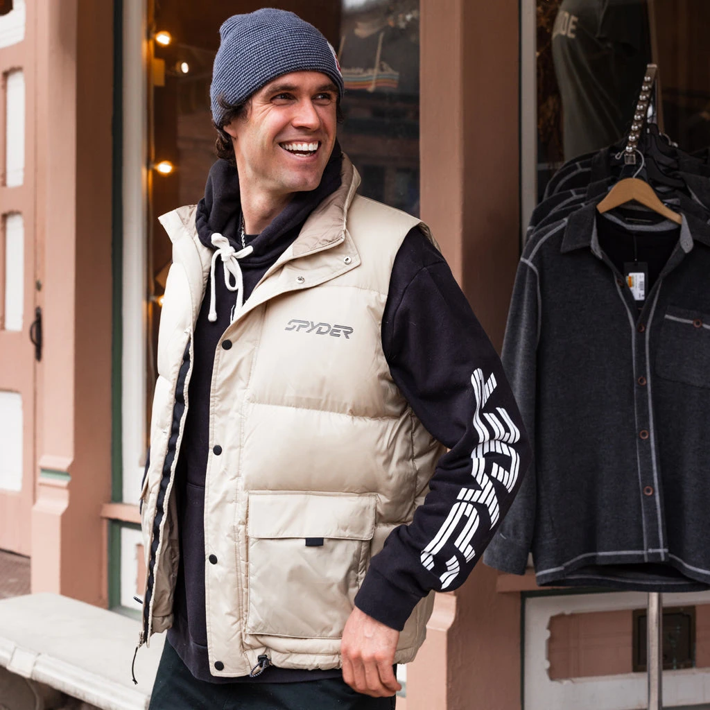 Spyder Mens Windom Vest - Safari 1 Spyder Mens Windom Vest - Safari