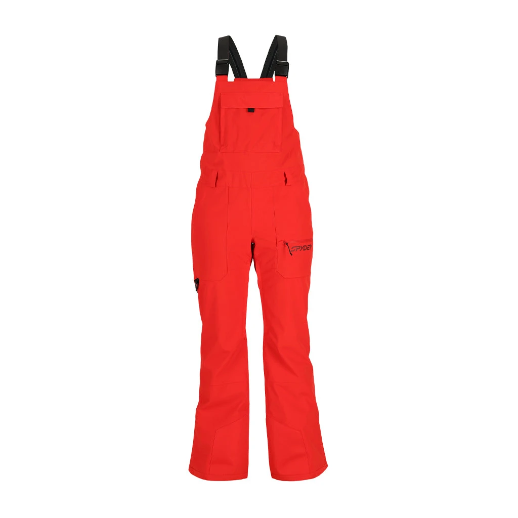 Spyder Womens Terrain Bib - Tomato 2 Spyder Womens Terrain Bib - Tomato - Image 2
