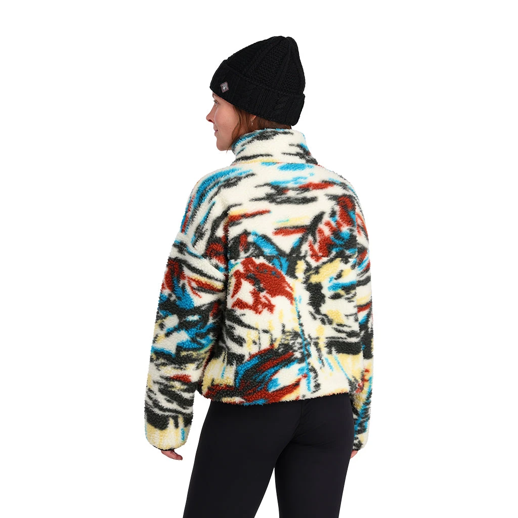 Spyder Womens Sherman Sherpa - Vanilla Paint By Numbers 3 Spyder Womens Sherman Sherpa - Vanilla Paint By Numbers - Image 3
