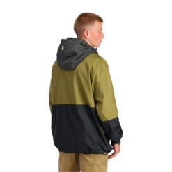 Spyder Mens Belford Windbreaker - Dark Olive Green Black 5 Spyder Mens Belford Windbreaker - Dark Olive Green Black -Spyder 228822 305 2 tngmsk