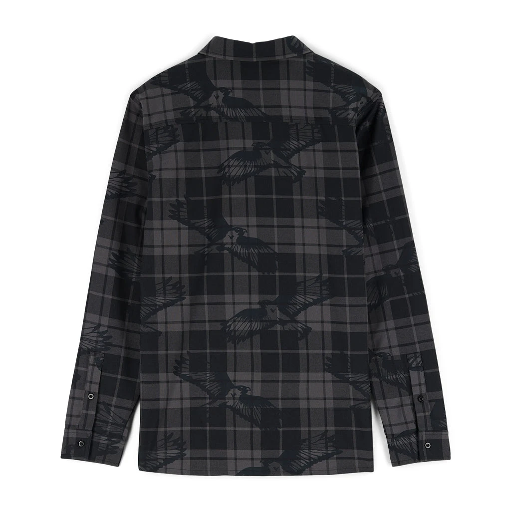 Spyder Mens Creston Flannel - Black 2 Spyder Mens Creston Flannel - Black - Image 2