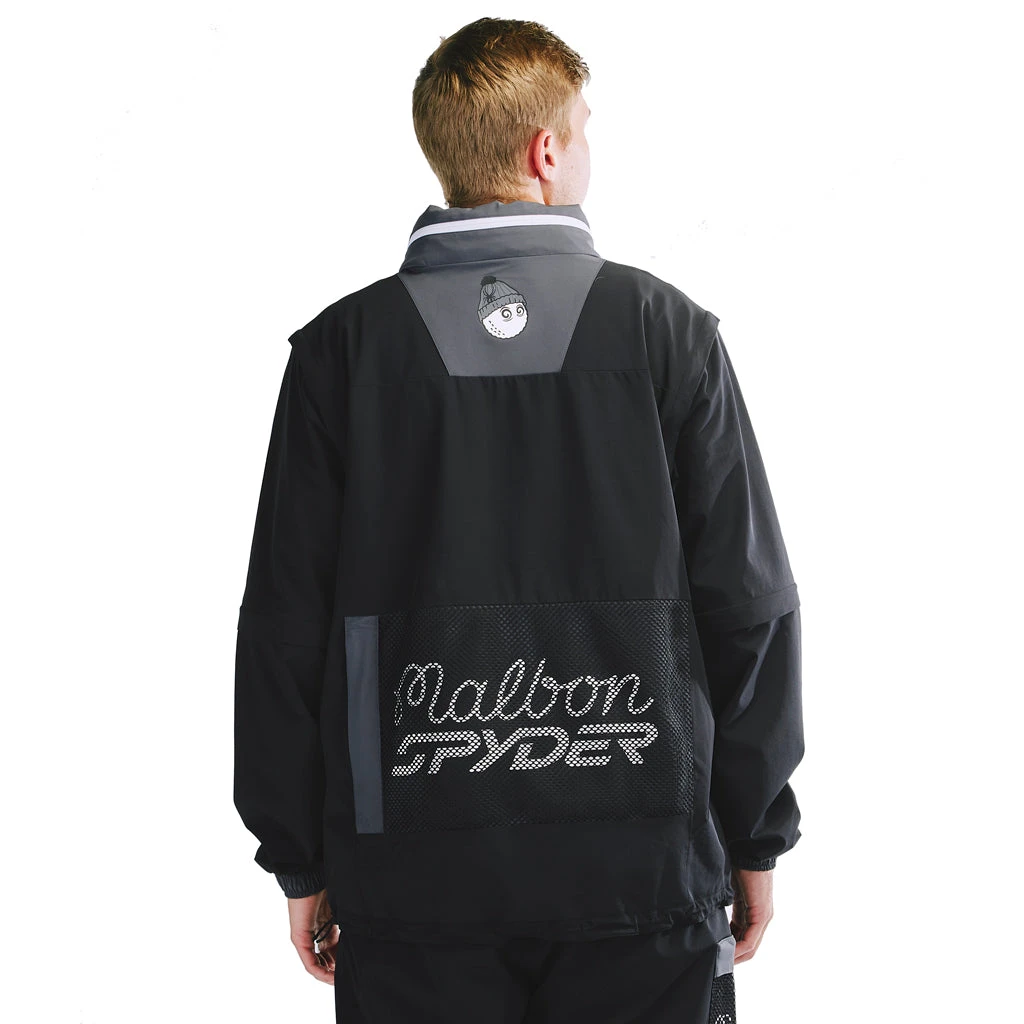 Mens Malbon X Spyder - Black 3 Mens Malbon X Spyder - Black - Image 3