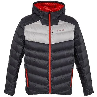 Spyder Timeless Hoodie Down Jacket Men's 2 Spyder Timeless Hoodie Down Jacket Men's - Image 2