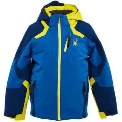 Spyder Leader Insulated Jacket Boys' 5 Spyder Leader Insulated Jacket Boys' -Spyder 93228 OLD GLORYABYSS m