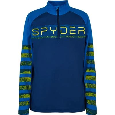 Spyder Peak Zip T-Neck Top Boys' 1 Spyder Peak Zip T-Neck Top Boys'