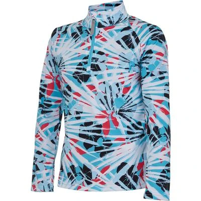 Spyder Surface Zip T-Neck Top Girls' 4 Spyder Surface Zip T-Neck Top Girls' - Image 4