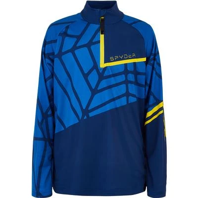 Spyder Hideout Zip T-Neck Top Boys' 1 Spyder Hideout Zip T-Neck Top Boys'