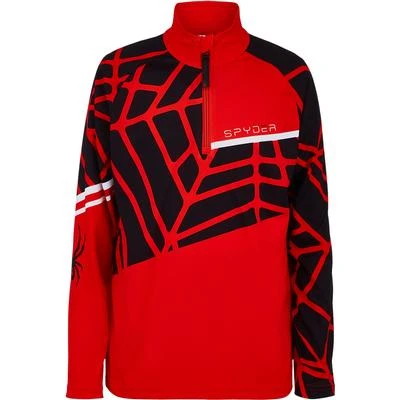 Spyder Hideout Zip T-Neck Top Boys' 3 Spyder Hideout Zip T-Neck Top Boys' - Image 3