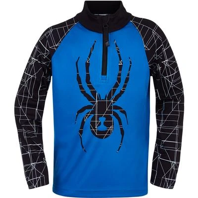 Spyder Mini Maze Zip T-Neck Top Boys' 2 Spyder Mini Maze Zip T-Neck Top Boys' - Image 2