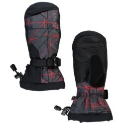 Spyder Finn Mitts Boys' 5 Spyder Finn Mitts Boys' -Spyder 98114 NETWORK PRINT m