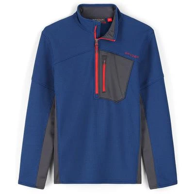 Spyder Bandit Hybrid Half Zip Fleece Jacket Men's 2 Spyder Bandit Hybrid Half Zip Fleece Jacket Men's - Image 2