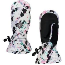 Spyder Inspire Mitts Girls' 5 Spyder Inspire Mitts Girls' -Spyder 98177 IMPRESS PRINT m