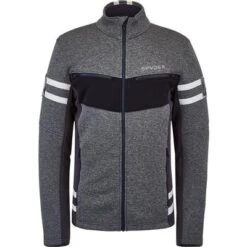 Spyder Wengen Encore Full Zip Fleece Jacket Men's 7 Spyder Wengen Encore Full Zip Fleece Jacket Men's -Spyder 98186 EBONY m