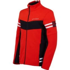 Spyder Wengen Encore Full Zip Fleece Jacket Men's 10 Spyder Wengen Encore Full Zip Fleece Jacket Men's -Spyder 98186 VOLCANOBLACK m