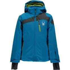 Spyder Rival Jacket Boys' 4 Spyder Rival Jacket Boys' -Spyder 9880 ELCTRCBLUPLRSLFR m
