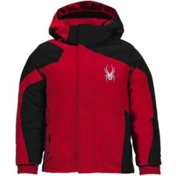Spyder Mini Guard Jacket Boys' 3 Spyder Mini Guard Jacket Boys' -Spyder 9895 FORMULABLACK m