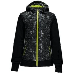 Spyder Moxie Jacket Girls' 3 Spyder Moxie Jacket Girls' -Spyder 9898 BKSEQUINSBKPTACD m