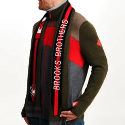 Mens Spyder X Brooks Brothers Colorblock - Olive Green 11 Mens Spyder X Brooks Brothers Colorblock - Olive Green -Spyder F22 Spyder Sweater 02 256